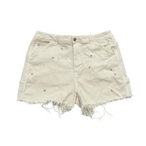 American Eagle Highest Rise 90s Boyfriend Shorts Women's 14 Cargo Shorts Stretch